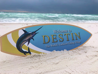 Destin Florida Sign - Surfboard
